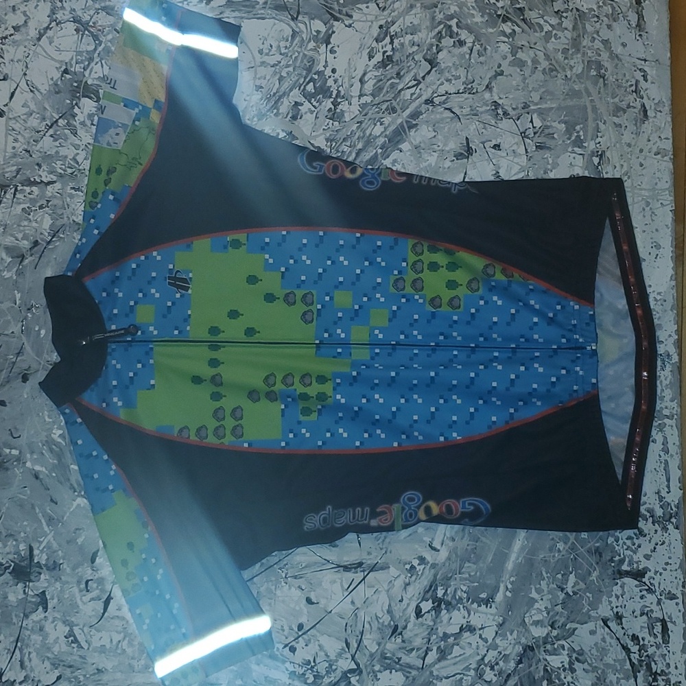 Hincapie Google Maps mens cycling jersey